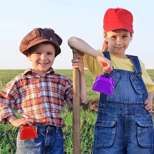 Campane di mucca da 3 pollici in metallo campana di mucca campane rumore <span class=keywords><strong>Makers</strong></span> con la maniglia di promozione di fornitura - Product Image 4