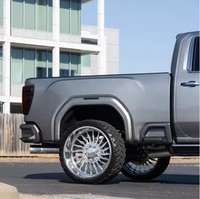 Pneu de camion forgé en tailles 22x12, 24x12, 24x14, 26x12, 28x16, compatible avec GMC Sierra 1500/2500/3500 avec PCD 8x170, 8x180, 8x6.5 et 6x139.7