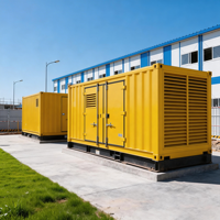 LETON Solutions Innovantes, Surveillance à Distance, Insonorisé, Générateur Diesel 480V Triphasé pour Centre de Données 1 Mw