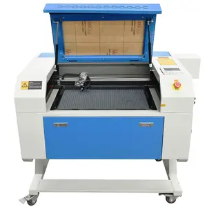 Máquina de grabado de madera 3D CNC CO2 60W mini láser para regalos DIY, a prueba de agua