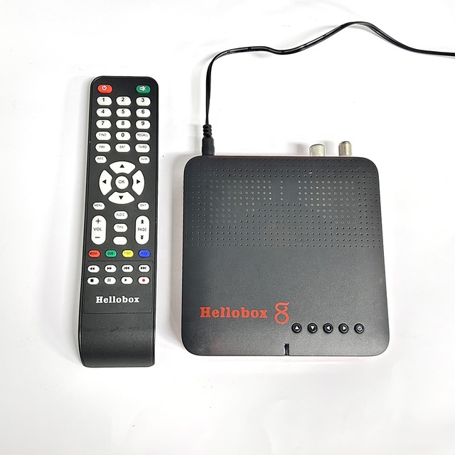 Hellobox 8 Satellite Receiver DVB-S2X DVB-T2 DVB-S Built-in WiFi Full HD 1080P HEVC 10bit RJ45 DVB Player Hellobox8 Receiver