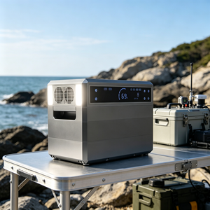 Centrale Électrique Portable 2000W 2304Wh LiFePO4 à Onde Sinusoïdale Pure, Générateur Solaire pour Camping et Sauvegarde Domestique, Vente Directe Usine OEM - Product Image 1