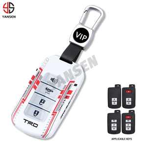 Étui pour clé de voiture à 2, 3 ou 4 boutons pour Toyota Prius 30 Alpha Aqua Land Cruiser Auris pour Lexus LC 200, porte-clé, télécommande, 2012 - 2014 - Product Image 2