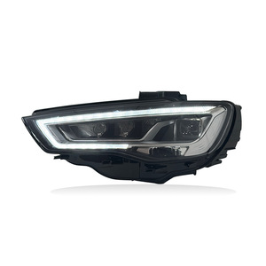 Pour Audi A3 2014-2016, mise à niveau vers un ensemble de phares à <span class=keywords><strong>LED</strong></span> matriciels de style 2017, DRL, clignotants dynamiques séquentiels - Product Image 1