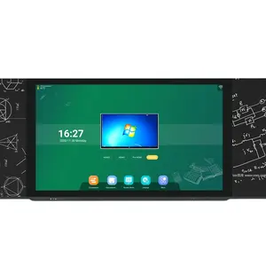 LONTON Classroom Teaching Blackboard 86 Inches Education Board Lcd School Whiteboard Digital Board For Teaching