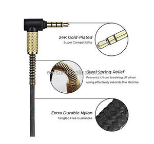 Câble de remplacement pour casque audio, compatible avec les casques supra-auriculaires et intra-auriculaires <span class=keywords><strong>Sennheiser</strong></span> <span class=keywords><strong>Momentum</strong></span> <span class=keywords><strong>3</strong></span> 2 1 <span class=keywords><strong>3</strong></span>.0 2.0 1.0 HD1 - Product Image 2