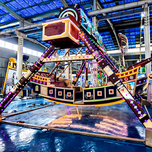 Moderna Atracción de Barco Pirata de Fibra de Vidrio de Diseño Innovador para Niños, para Parques de Diversiones, Interiores y Exteriores, Luna Park - Product Image 1