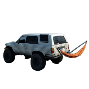 2024 Portable deux personnes en Nylon balançoire hamac Offre Spéciale acier tissu pour Camping en plein air voiture tout-terrain voyage attelage monté suspendu - Product Image 3