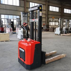 Suministro de fábrica 2000kg Carretilla elevadora eléctrica completa 1,6 M 2M 2,5 M 3M 3,5 M Altura de elevación Carretilla elevadora eléctrica de pie - Product Image 1