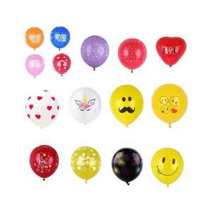 Ensemble de ballons en latex personnalisables imprimés numériquement en 6 couleurs pour la décoration de fête d'anniversaire, utilisation adulte - Product Image 3
