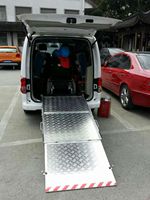 Rampe manuelle pliable en aluminium pour fauteuil roulant, rampes pliables pour personnes handicapées, rampe d'accès accessible, antidérapante, certifiée CE