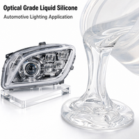 Caoutchouc de silicone liquide optique haute transparence Doneson DSA-71XX, bi-composant 1:1, pour moulage par injection et étanchéité, dureté Shore 30-80