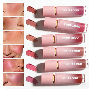 MLM beauty manufacturer LOW MOQ Vegan Makeup Creamy Nude Lip Gloss Private Label Matte Lasting Smudge Proof Red Liquid <b>Lipstick</b> - Product Image 4