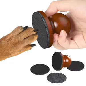 Qbellpet - Kit de lixa para unhas de cachorro, lixa de madeira para arranhar, kit de ferramentas para aparar unhas, novidade de cachorro pequeno, de alta qualidade, de alta qualidade