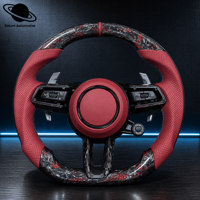 Volant en fibre de carbone pour Porsche 981 991 992 718 971 Macan Panamera Cayenne Taycan Boxster Cayman GT Macan