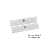 U8 U9 860-960mhz label binatu, tahan air dapat dicuci UHF pakaian Tag cucian pakaian label anti-maling
