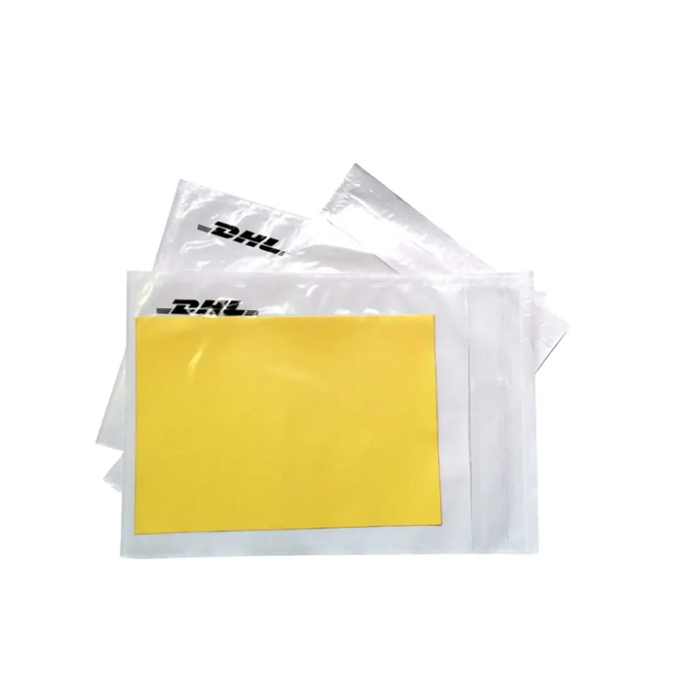 Size C5 C6 C7 Factory Customizable Clear Adhesive Packing List Enclosed Envelopes