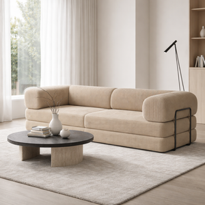 <span class=keywords><strong>Canapé</strong></span> moderne en velours côtelé sans cadre tout en <span class=keywords><strong>mousse</strong></span>, confortable <span class=keywords><strong>pour</strong></span> le salon, <span class=keywords><strong>canapé</strong></span> en boîte compressé - Product Image 2