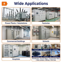 Tableau de distribution électrique industriel triphasé sur mesure entièrement personnalisable, type GGD, protection IP54, hybride