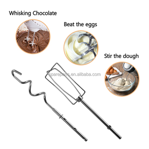 Batteur à oeufs électrique en acier inoxydable, tête de mélange, crochet à pâte, <span class=keywords><strong>fouet</strong></span> électrique, outils de cuisine - Product Image 3