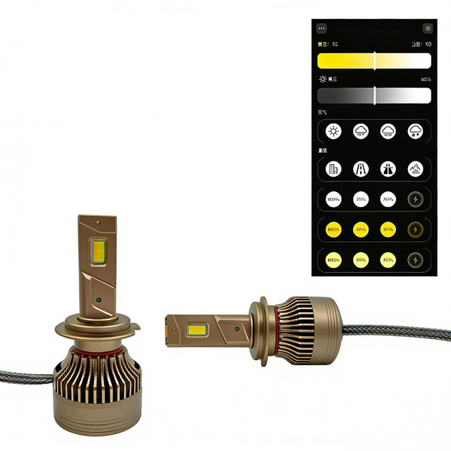 G65 White Remote App Control 12V New 75W High Quality LED Lamp Auxiliary Lights for Motorcycles Led Headlight Bulb