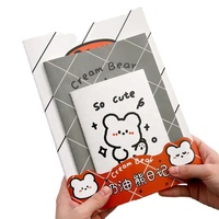Carnet avec pochette, pages intérieures format A4, design de carnet pour étudiants, carnet Spi