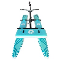 Vélo aquatique gonflable préféré pour 1 personne, vélo à pédales aquatique, bateau à pagaies pour loisirs en bord de mer, sièges pour enfants, vente en gros personnalisée