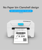 Printer Label Thermal Desktop Kecepatan Tinggi 80mm untuk Pengiriman dan Gudang