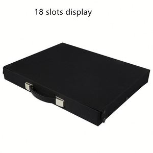 Présentoir de rangement durable à 18 compartiments pour lunettes, avec logo personnalisé, boîte organisatrice pour lunettes de vue et de soleil - Product Image 2
