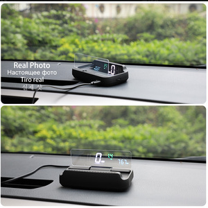 VJOYCAR-<span class=keywords><strong>reflector</strong></span> inteligente MX10 HD con Pantalla reflectante, OBD hud, para conductores nocturnos, con HUD de elevación de espejo automático para coche - Product Image 5