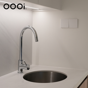 Grifo de cocina monomando de latón macizo color oro desierto, mezclador de agua fría y caliente extraíble, modelo KFC008-NM-BRG - Product Image 5