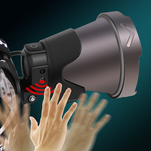 Lampe frontale XHP90 COB 3x18650 rechargeable avec fonction d'induction pour une utilisation en extérieur - Product Image 1