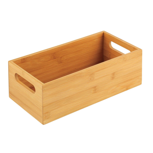 Decorative Bamboo Lunch Box With Handle Woven Bamboo Storage Box Bamboo Box