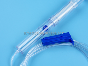 ชุดถ่ายเลือด PVC สองช่องแบบใช้แล้วทิ้งปราศจากสารต้านการไหลเวียนโลหิต - Product Image 2