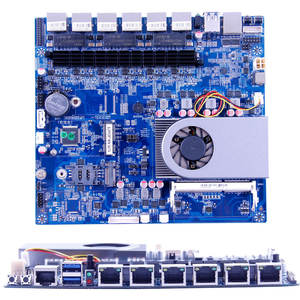 6 LAN сетевой безопасности брандмауэр Материнская плата Intel 6-го поколения Celeron 3865 маршрутизатор материнская плата - Product Image 5