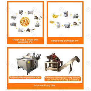 Sistema de freidora multifunción de alta resistencia, salida de 100kg para pollo, patatas fritas, equipo de fábrica de acero inoxidable de doble producción - Product Image 6