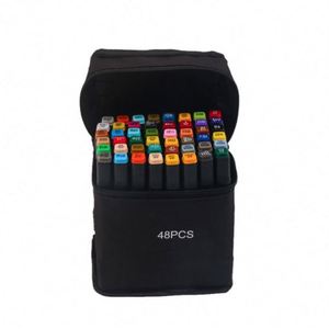 Marcadores de Arte para Dibujo, 168 Colores, a Base de Alcohol, Doble Punta, Permanentes, Juego de Rotuladores para Papel y Plástico - Product Image 1