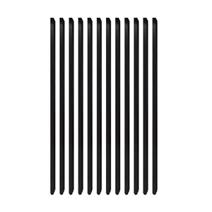 Thiết kế phổ biến tùy chỉnh 40x80 hạt gỗ kim loại nhôm ống vuông phân vùng màn hình và ngăn phòng màn hình nhôm - Product Image 4