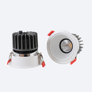 ไฟ LED เชิงพาณิชย์ โคมไฟเพดานแบบฝัง อะลูมิเนียมสีดำ 4100K แสงขาวธรรมชาติ IP20 AC 85-265V อายุการใช้งาน 50000 ชั่วโมง CRI90 - Product Image 4