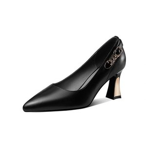 <span class=keywords><strong>Zapatos</strong></span> de Tacón Alto para Mujer, Elegantes y Cómodos para Oficina, <span class=keywords><strong>Zapatos</strong></span> de Trabajo Negros con <span class=keywords><strong>Punta</strong></span> Cuadrada - Product Image 5