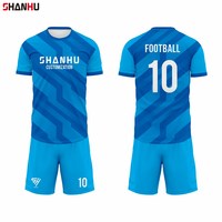 Fußballtrikot Benutzerdefinierte Spielerversion Schnelltrocknend Elastischer Stoff für Professionelle Team-Matches Liga-Wettkampf-Bekleidung