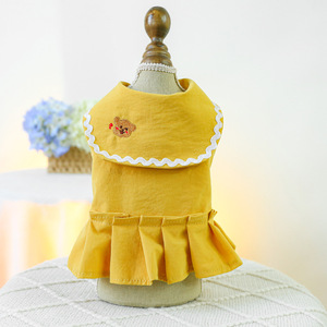 PETCIRCLE Pet Circle Spring and Autumn Pet Clothing Small Dog Puppy <b>Cat</b> <b>Clothes</b> Heart-Shaped Dog Chest and Back Skirt - Product Image 4