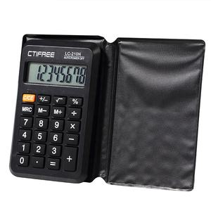 เครื่องคำนวณขนาดเล็ก8หลักแสดงขนาดพกพาเครื่องคิดเลขมือถือขนาดเล็กมาตรฐานการบัญชีเดสก์ท็อปทำจากพลาสติกมีมุมแบตเตอรี่ - Product Image 1