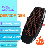 Planche de surf électrique en fibre de carbone Premium CY EDEF003 8KW Hydrofoil Vitesse 45km/h Batterie 58Ah 52V Télécommande 12.5KG 1.5-2 Heures