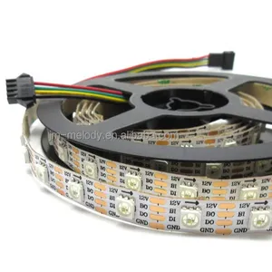 WS2815可寻址1个LED条灯数字DC12V智能RGB像素IC内置5050 rgb