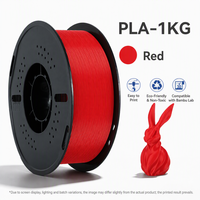Filament PLA à faible odeur, 1,75 mm, bobine de 1 kg, pour impression 3D domestique sur ordinateur de bureau