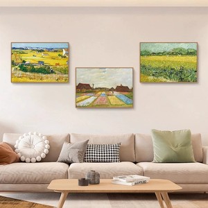 <span class=keywords><strong>Cuadro</strong></span> Decorativo <span class=keywords><strong>de</strong></span> Pared con Impresión Artística <span class=keywords><strong>de</strong></span> Vincent Van Gogh, Pintura al Óleo en Lienzo Enmarcado - Product Image 1