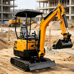 Productos Más Vendidos: Miniexcavadora Ht16 con Velocidad de Giro de 12 rpm, Fácil Operación para la Construcción de Carreteras Municipales - Product Image 1
