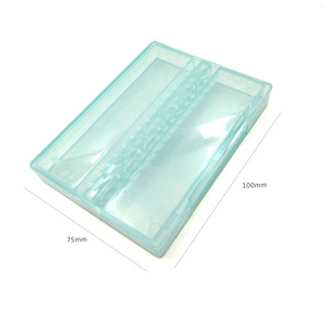 14 trous <span class=keywords><strong>Vide</strong></span> de Support de Peu De <span class=keywords><strong>Foret</strong></span> De Clou de 3/32 «Perceuses Support de Boîte Acrylique Transparente En Plastique Conteneur Cas Clous Accessoires - Product Image 4