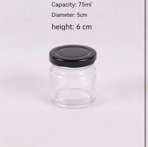 Vente en gros de pots en verre vides de 1 oz (30 ml) pour le stockage des aliments, pots en verre pour le stockage du miel, de la gelée, de la <span class=keywords><strong>confiture</strong></span> avec couvercles en métal - Product Image 4